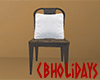 Metal Chair with Pillow drv