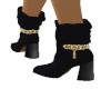 Black Bootie w Chain