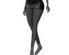 Leather Skirt Fish Net