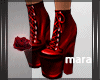 ♥ Decadent Boot Red