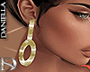 D| Fashion Earrings Gold