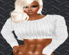 Cropped Jumper White
