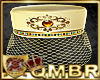 QMBR Hat Pillbox Gold Gm
