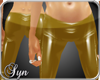 *SYN*PVC*Gold*Pants