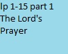 Lord's Prayer pt 1