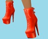 Chloe HT Boots Red