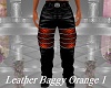 Leather Baggy Orange 1