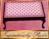 I~Pink Polka Dot Bench