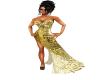 Gold Sequin Gown