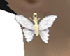Silver Butterfly Earring