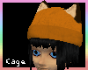 Fox Hat - Black Hair