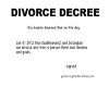 divorce decree