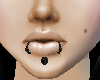*-*Black Lip Piercing