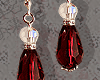 red earrings