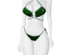 047 green bikini L