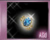 ASd*Luxury ring blue