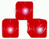 Red 3 Pose Love Cubes