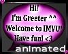 Greeter Sigh Welcome ani