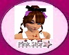 HPS Hair pink bow