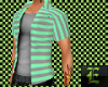 terquoise stripe shirt