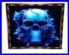 ♣S♣ Skull blue