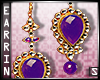S|Purple Wine Earrings