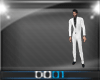 (D001)White Wedding Suit