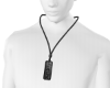 black rope necklace