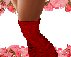 Yours Thigh Boots Red