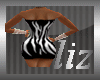 (L)mini zebra dress