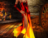 ~ Long Flamed Dress ~ 