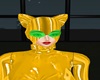 Latex Cat Mask Gold V2