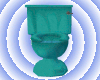 Sea Green Toilet