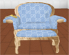 Gucci Blue Reading Chair