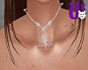 Joss Silver F necklace