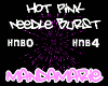 Hot Pink Needle Burst
