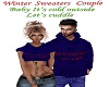 Winter Sweater Couple Bl