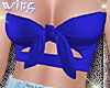 w. crop top blue