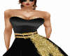 Black N Gold Xmas Dress