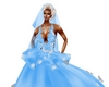 voile de mariage bleu