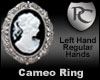 Black Cameo Ring