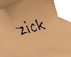 Zick tattoo