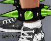 !!S Ankle Spike Green LT