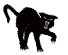 R&R Black Cat sticker