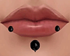 ⓢ Black Lip Studs