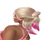 blonde pink hair
