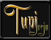 Tupi Gold Name Sticker