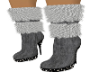 W-Winter Boots-Gray