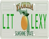Lit n Lex Licence Plate