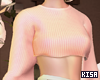 K|Crop Sweater - Pink